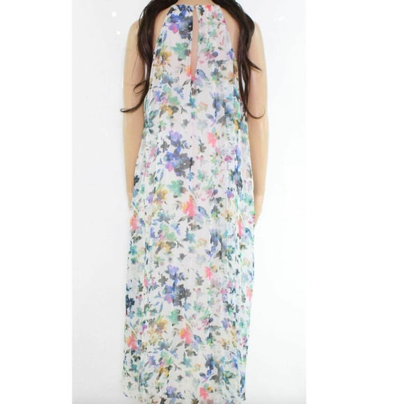 Likely Floral Chester Pleated Chiffon Maxi Dress - Picture 3 of 3